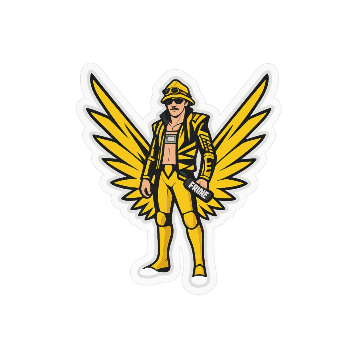 Logan Paul Colorful Toonix Sticker | Fun Vinyl Decal