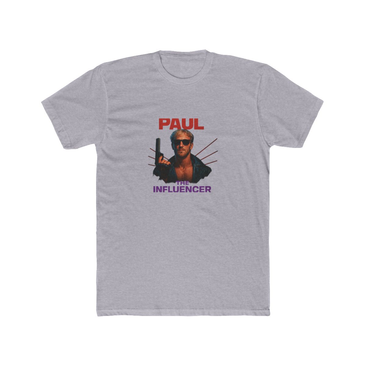 Funny Logan Paul Influencer Pun T Shirt - Ultimate Fan Badge - alternate angle 3, merchandise