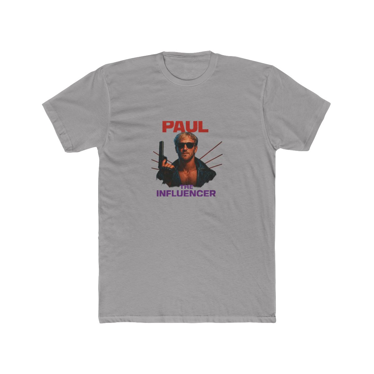 Funny Logan Paul Influencer Pun T Shirt - Ultimate Fan Badge - alternate angle 5, merchandise